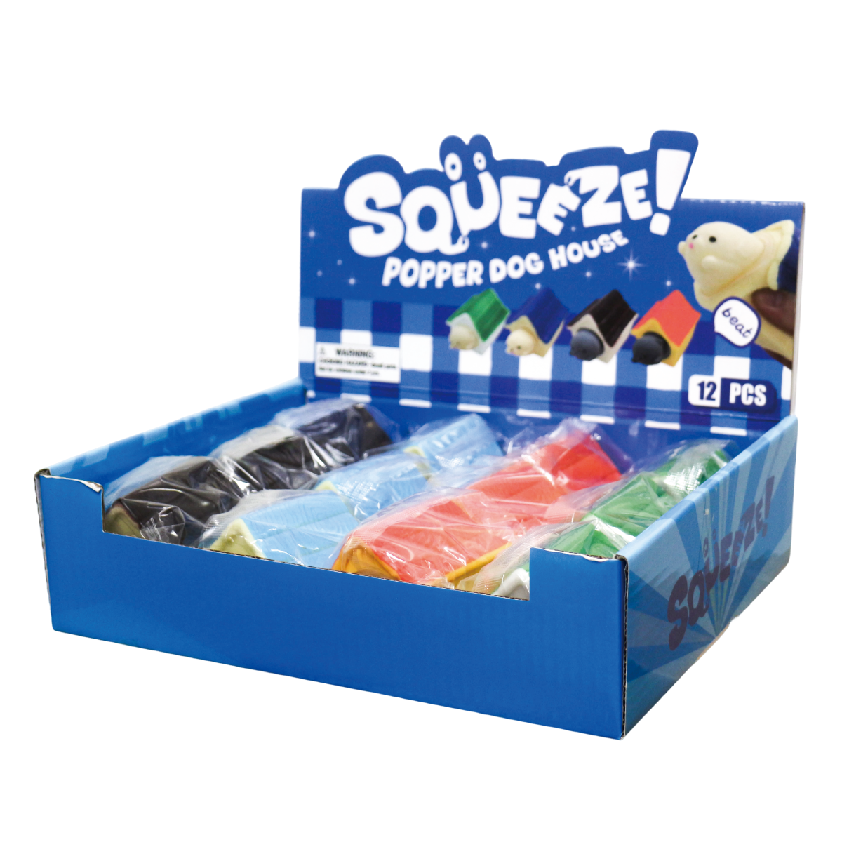 Squeeze Popper Dog House