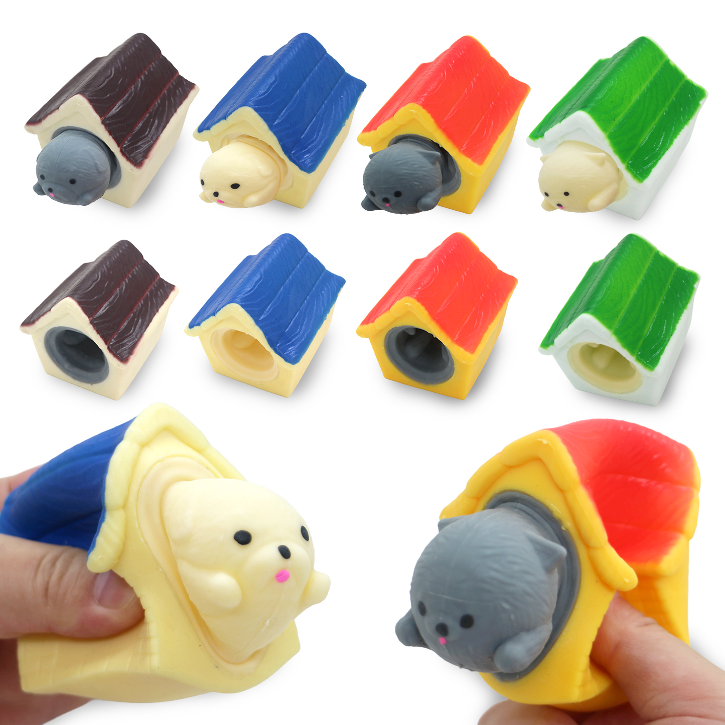Squeeze Popper Dog House