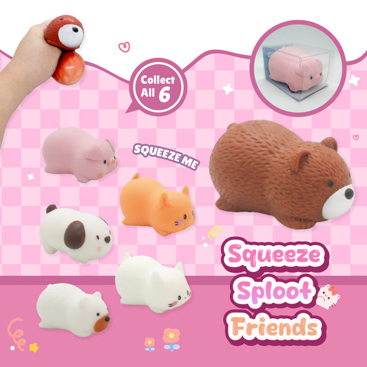 Squeeze Sploot Friends, Squishy Fidget Toys