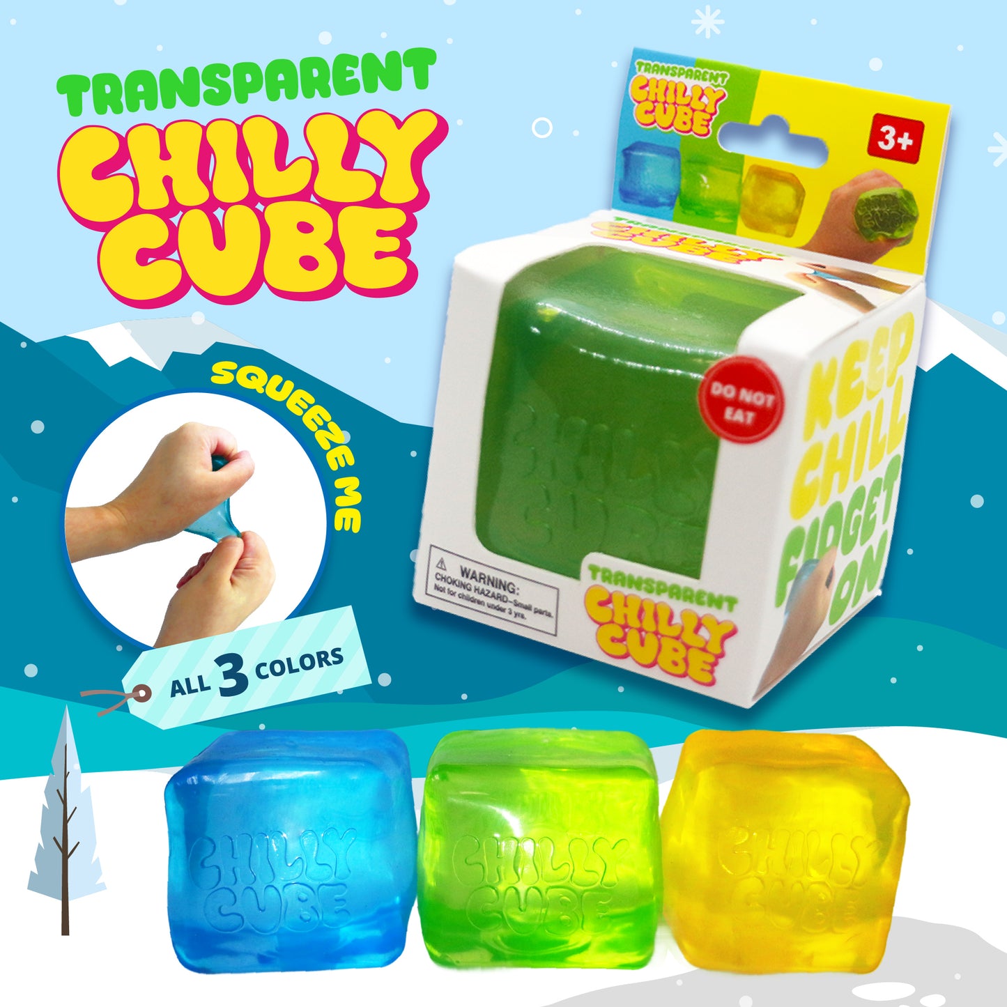 Chilly Cube Transparent (3 colors)