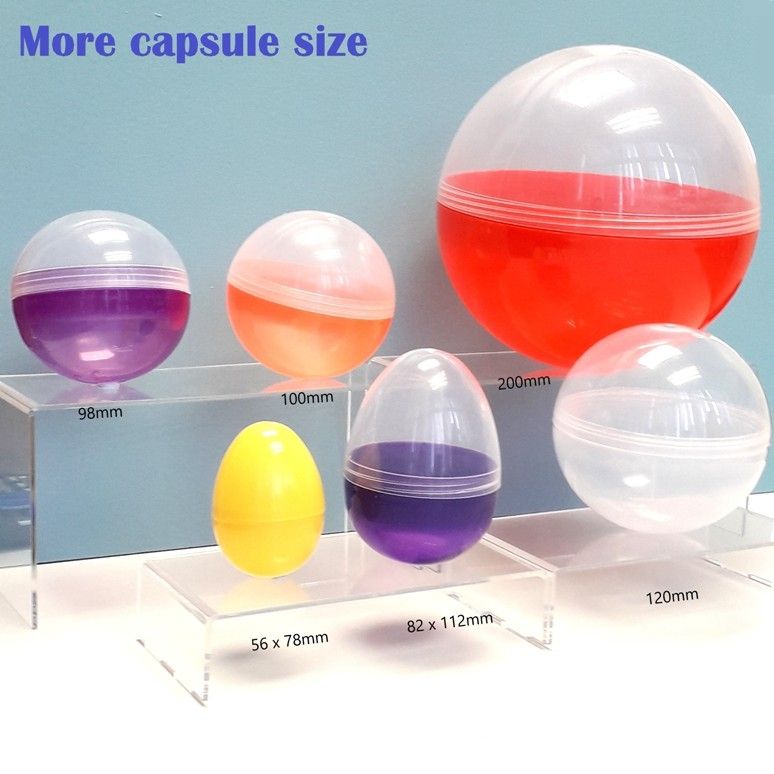 100mm empty clear capsule - 50pcs/bag
