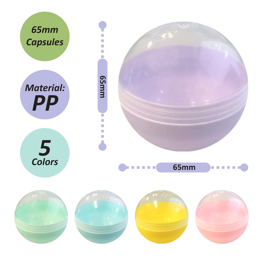 65mm Color Capsule empty (50pcs/bag)