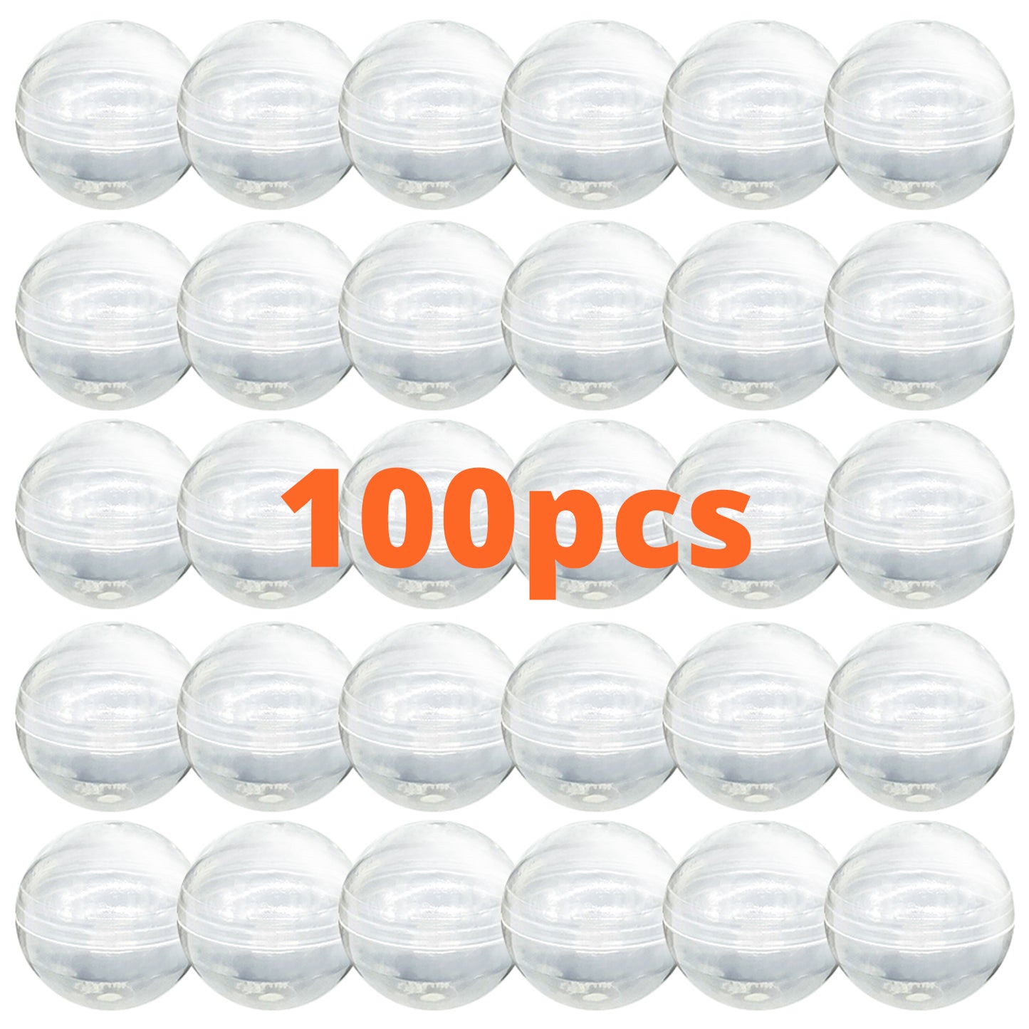 50mm Empty Capsule clear color (100pcs/bag)