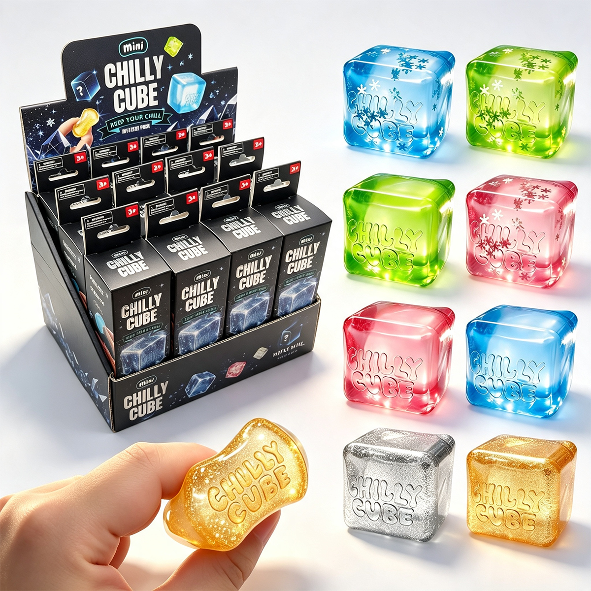 [Pre-order Oct.2026 arrival]Chilly Cube Mini Mystery Blind box (Pack of 3pcs)