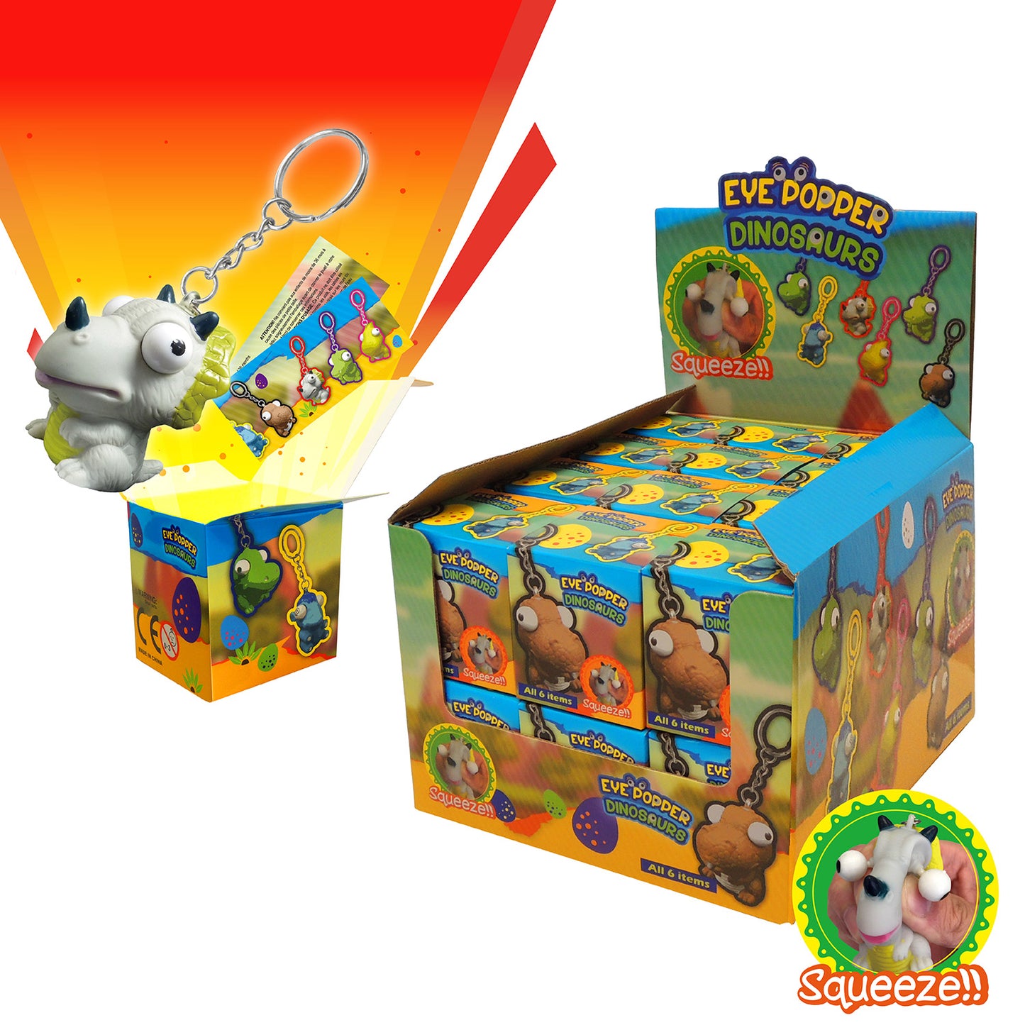 Eye Popper Dinosaurs Display box