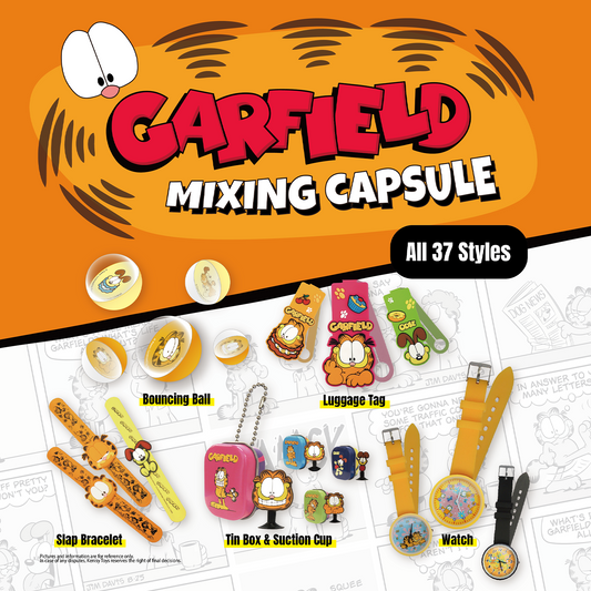 Garfield Mixing in 50 & 65mm capsule