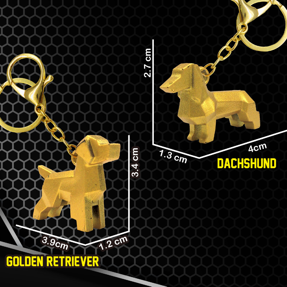 Geometric Dog (Spray Painting) w/paper bag