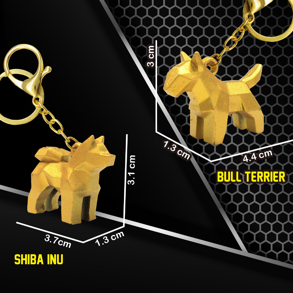 Geometric Dog (Spray Painting) w/paper bag