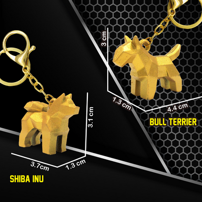 Geometric Dog (Spray Painting) w/paper bag