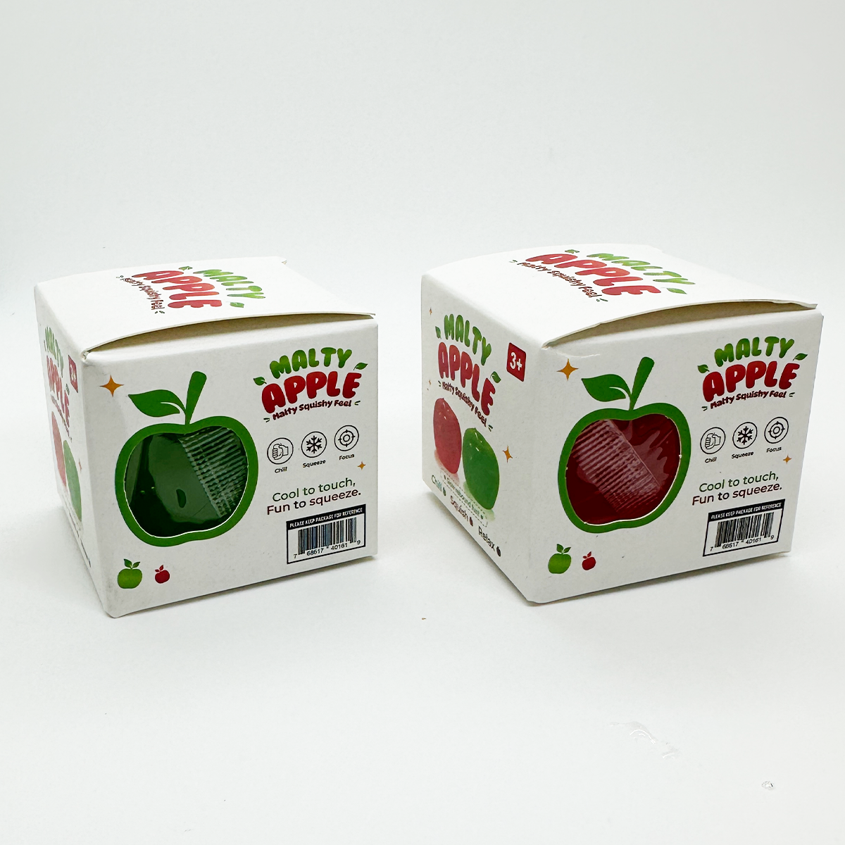 [Pre-order Sep.2026 arrival] Gummy Feel Malty Squish Apple w/box (2 color)