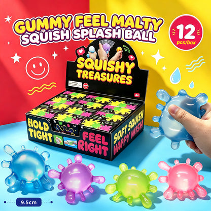 Gummy Feel Malty Squish Splash Ball w/DB(4 color)