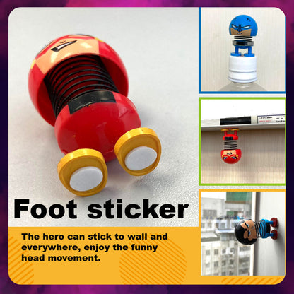 Super Hero Bobbing Head Bulk 7pcs/bag