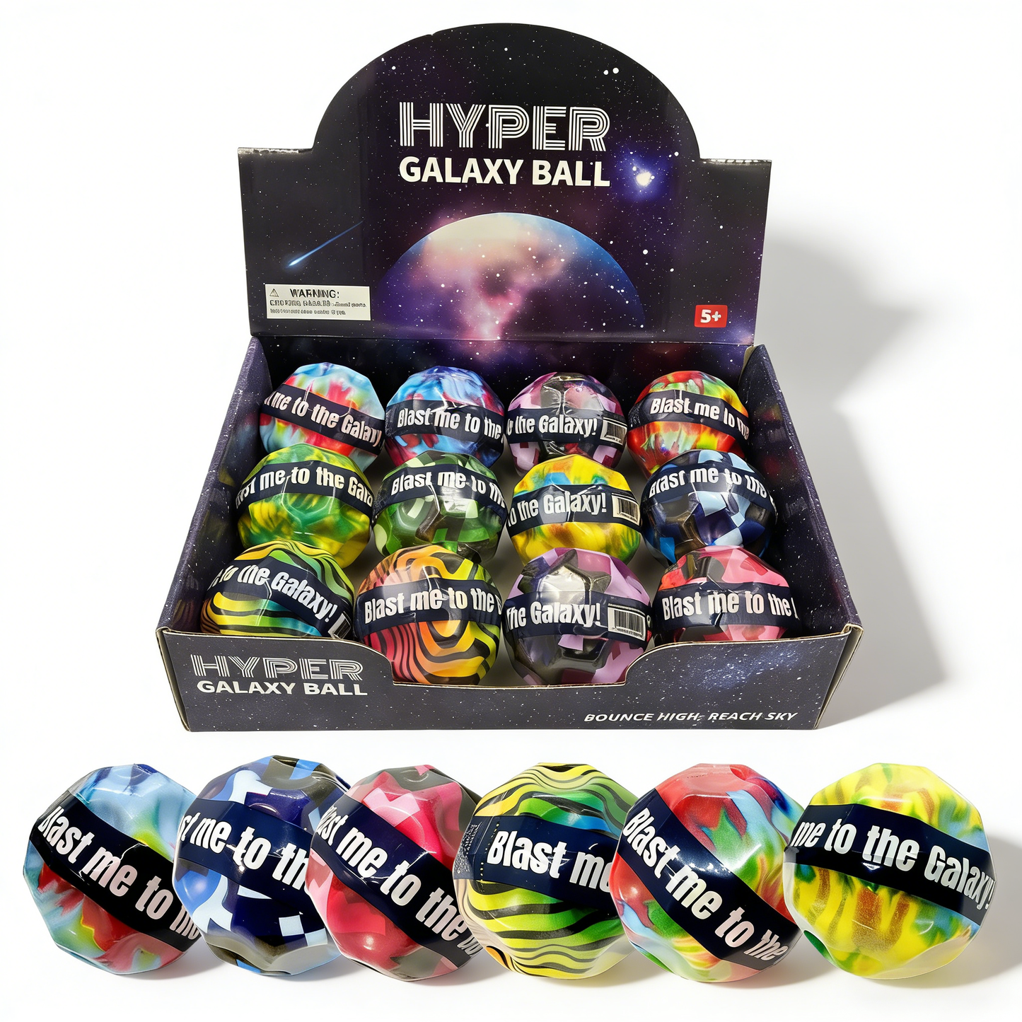 Hyper Galaxy Ball-Wild 7cm Display (12pcs per box)