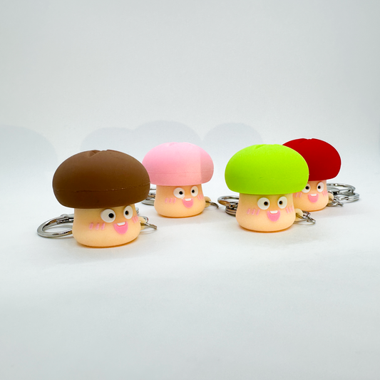 [Pre-order Oct.2026 arrival] Sweetie Mushroom Clicker Keychain (4 styles)