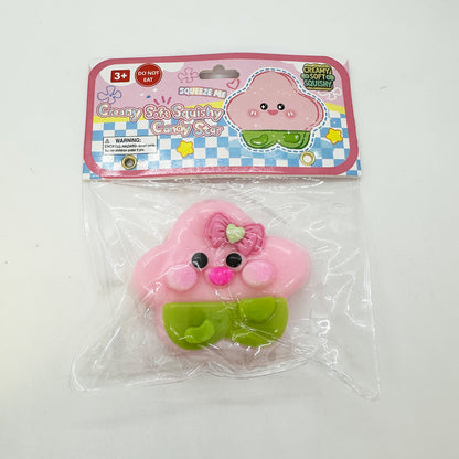 Creamy Soft Squishy Candy Star w/display