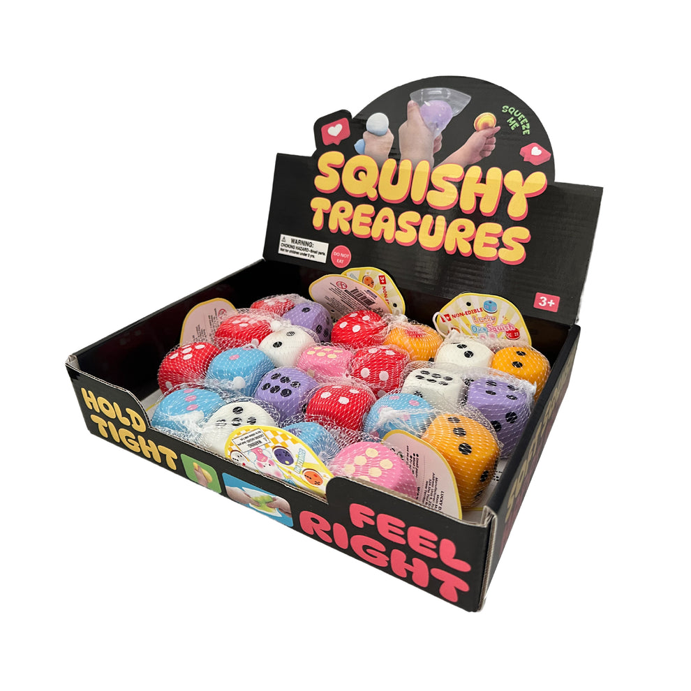 Lucky Dice Squish w/display (3pcs pack) – Kenisy Toys (Wholesale)