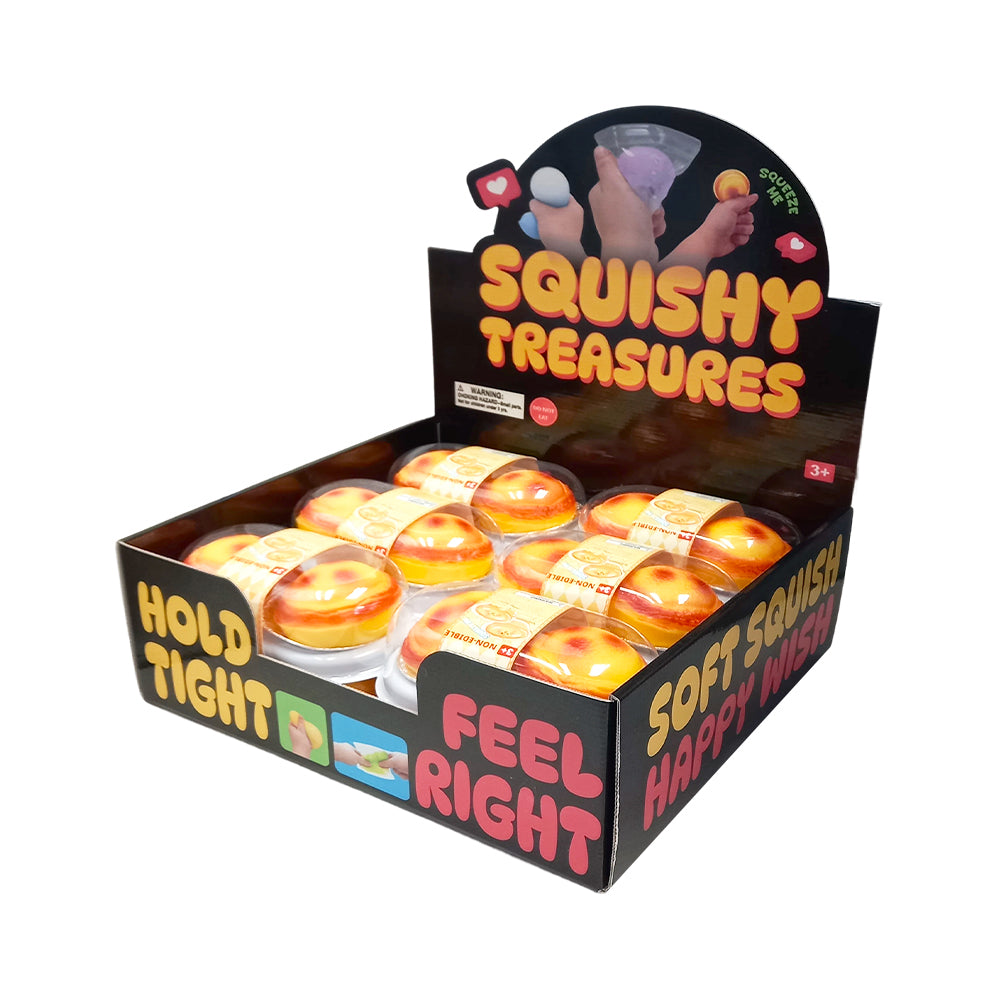 Squeeze Egg Custard Tart w/display (Pack of 2pcs)