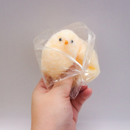 Fluffy Chick Squishimal w/display