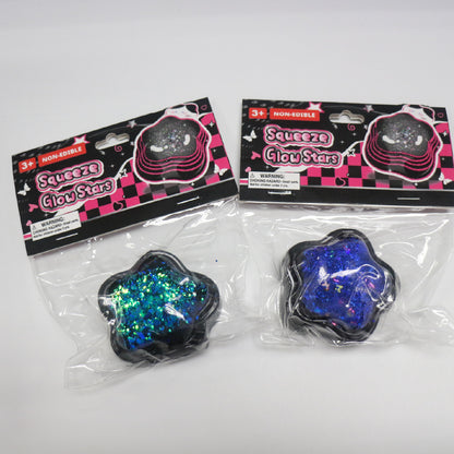 Squeeze Glow Stars w/display