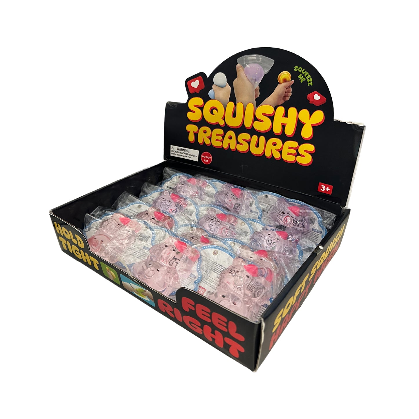 Creamy Soft Squishy Jelly Bear Stick w/display