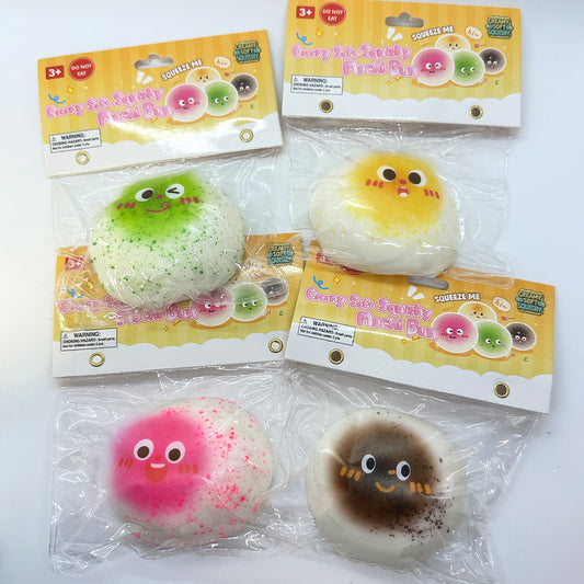 Creamy Soft Squishy Mochi Bun w/display