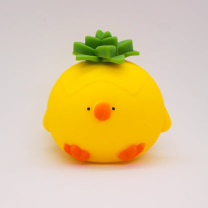 Pineapple Chick Squishimal w/display