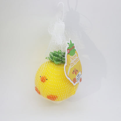 Pineapple Chick Squishimal w/display