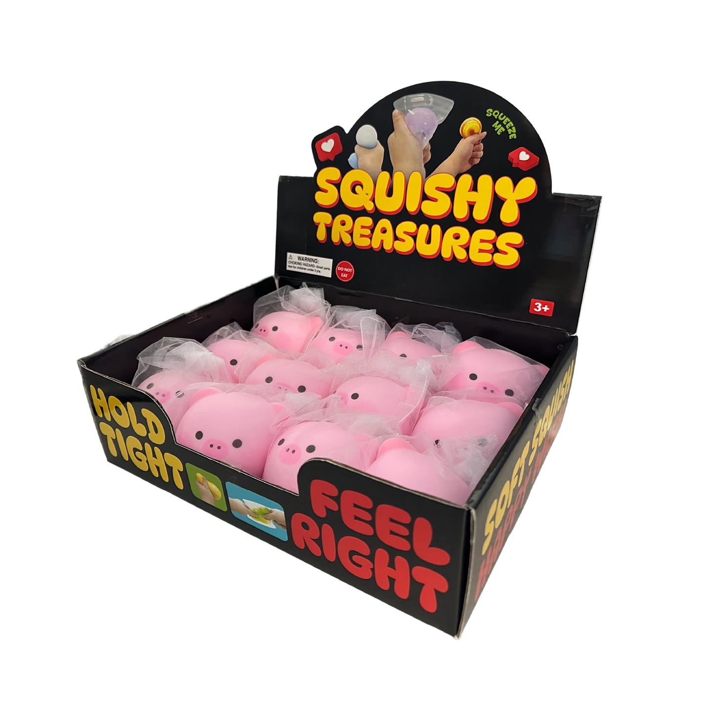 Squishy Pink Piggy w/display
