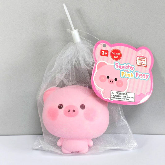 Squishy Pink Piggy w/display