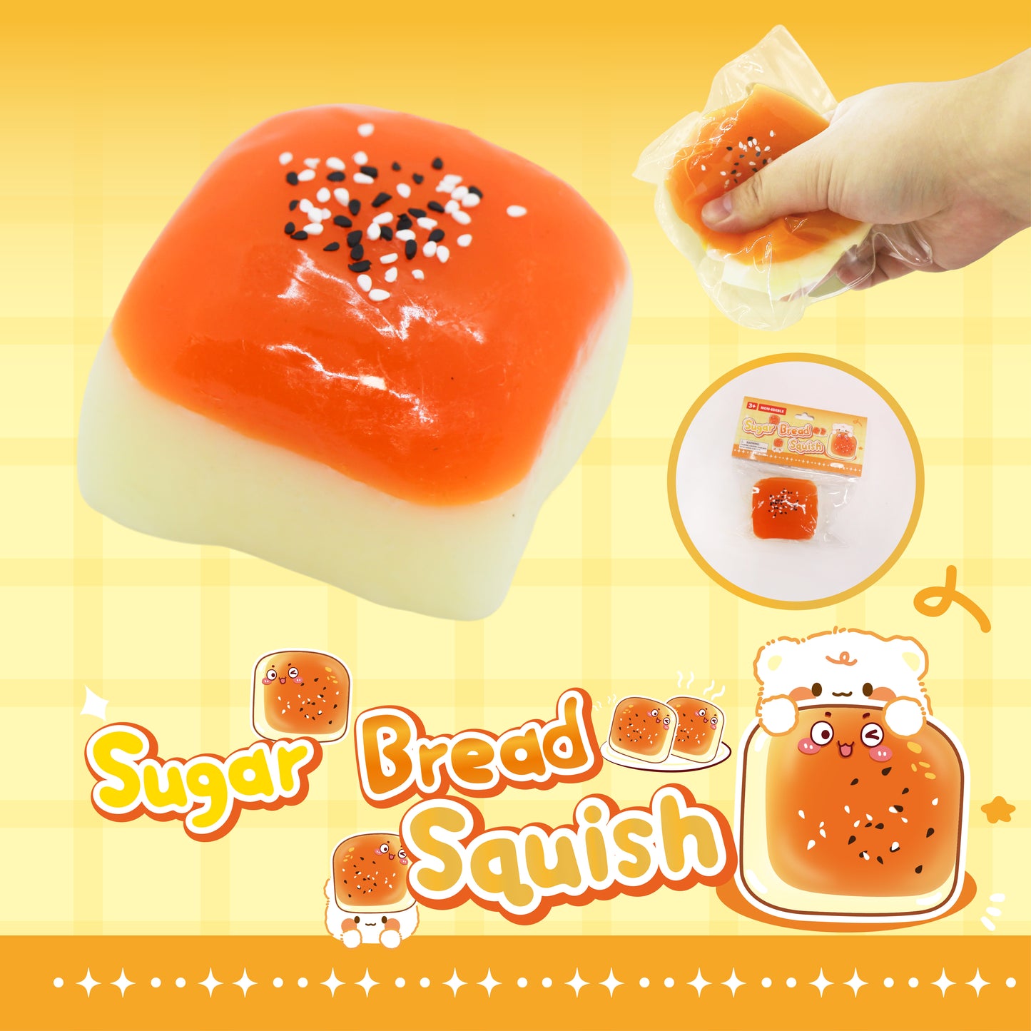 Sugar Bread Squish w/display