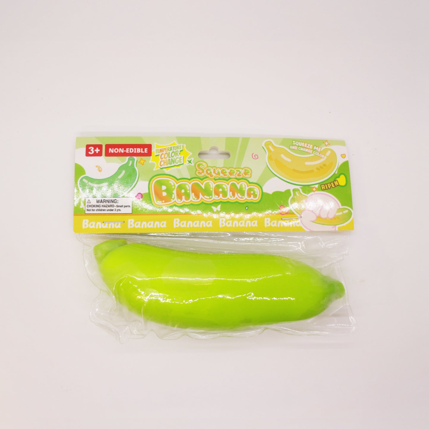 Squeeze Banana with Temperature Color Change w/display