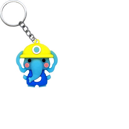 Career Animal PVC Figure Keychain in 65mm capsule