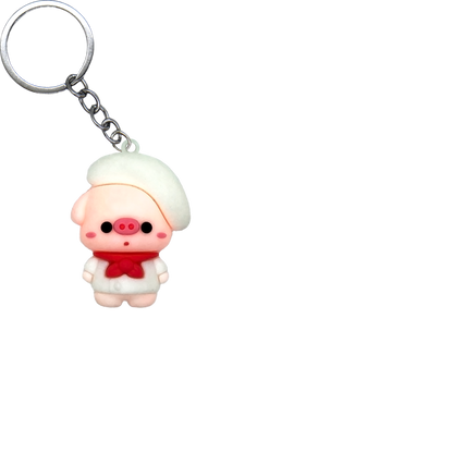 Career Animal PVC Figure Keychain in 65mm capsule