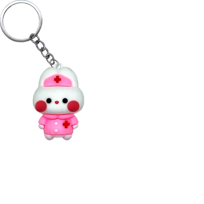 Career Animal PVC Figure Keychain in 65mm capsule