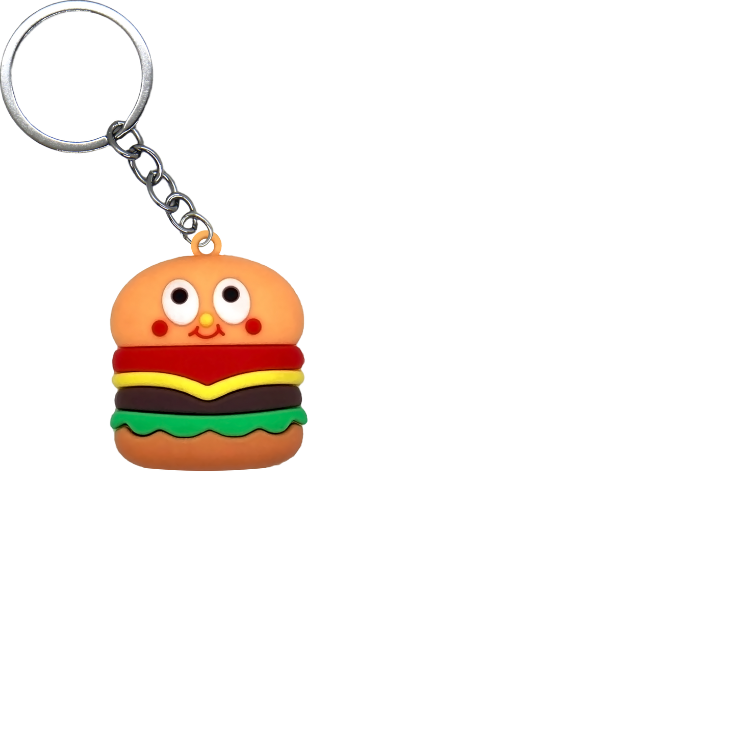 Fast Food PVC Figure Keychain in 65mm capsule