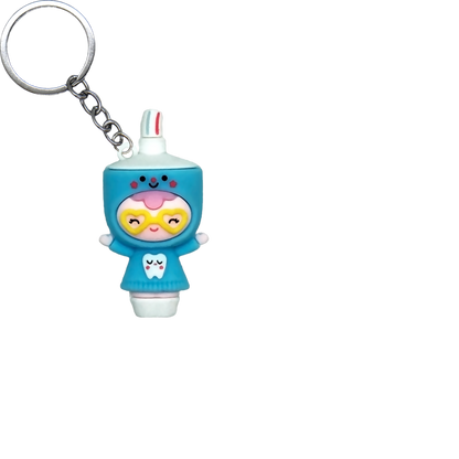 Foodie Friends PVC Figure Keychain in 65mm capsule