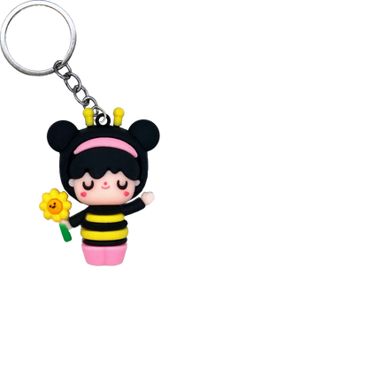 Foodie Friends PVC Figure Keychain in 65mm capsule