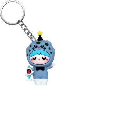 Foodie Friends PVC Figure Keychain in 65mm capsule