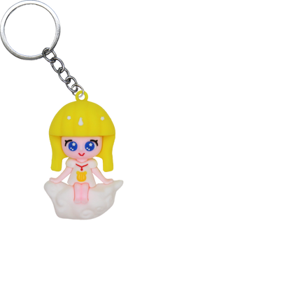 Zodiac Friends PVC Figure Keychain in 65mm capsule