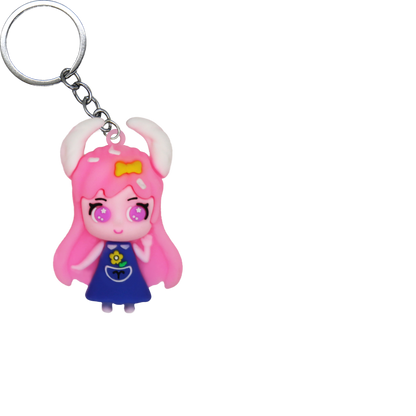 Zodiac Friends PVC Figure Keychain in 65mm capsule