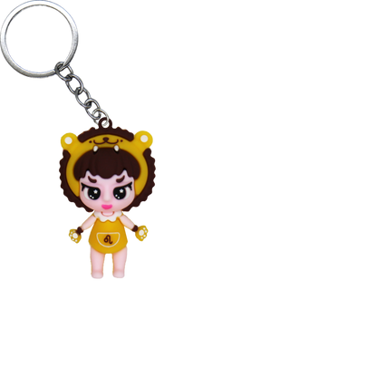 Zodiac Friends PVC Figure Keychain in 65mm capsule
