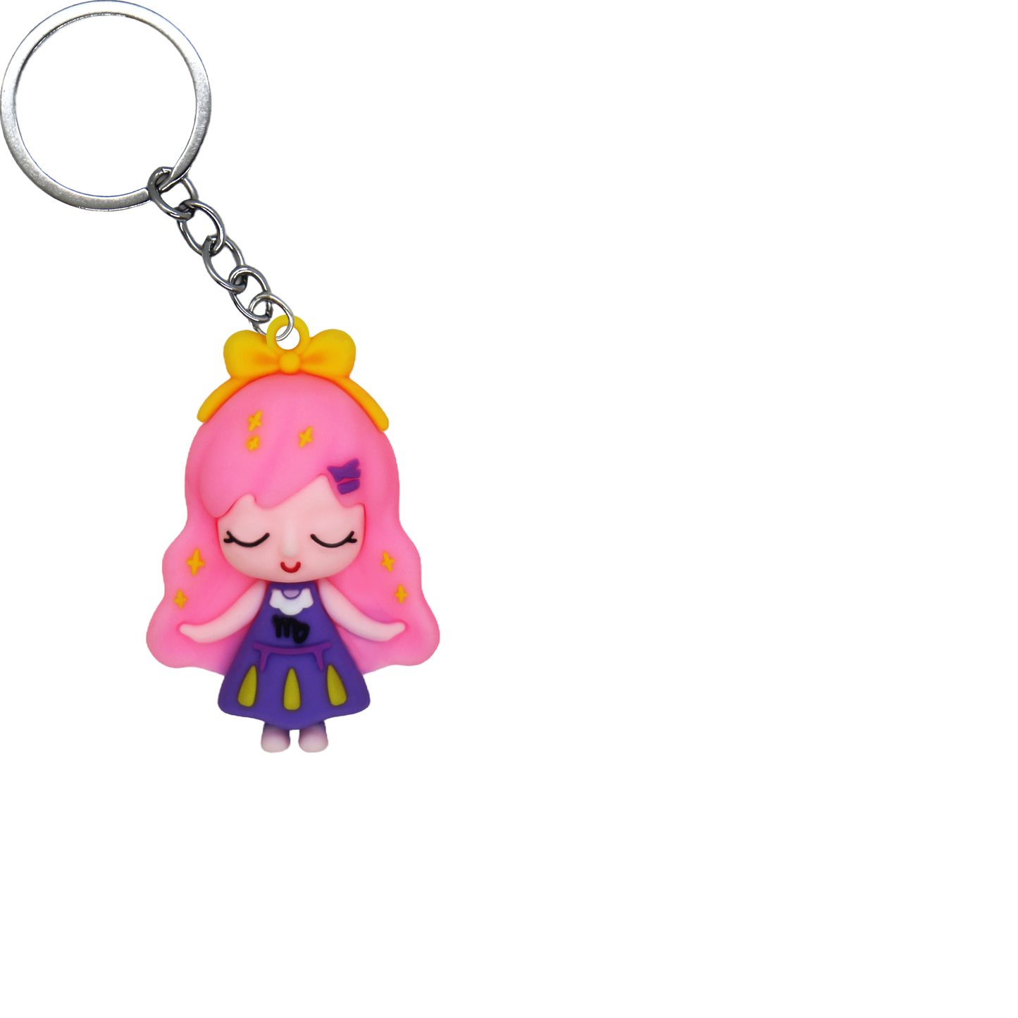 Zodiac Friends PVC Figure Keychain in 65mm capsule