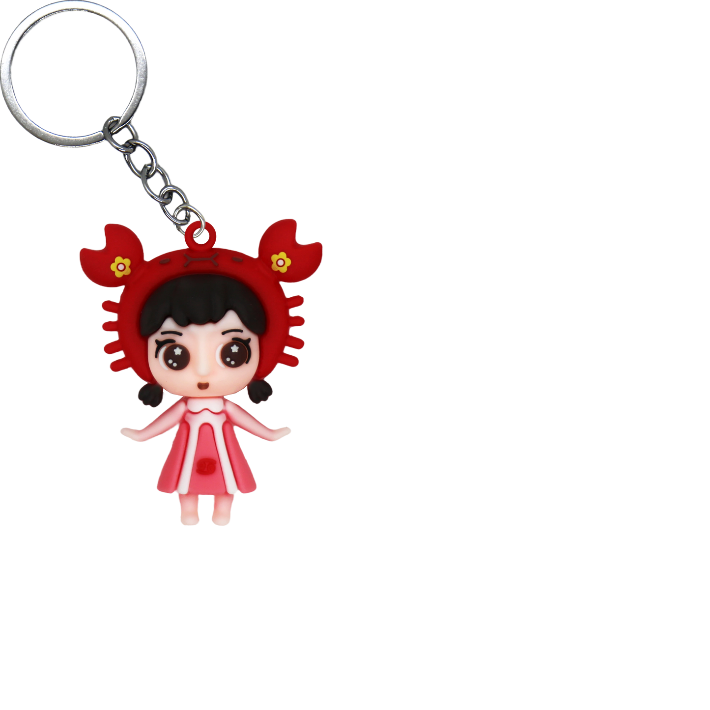 Zodiac Friends PVC Figure Keychain in 65mm capsule