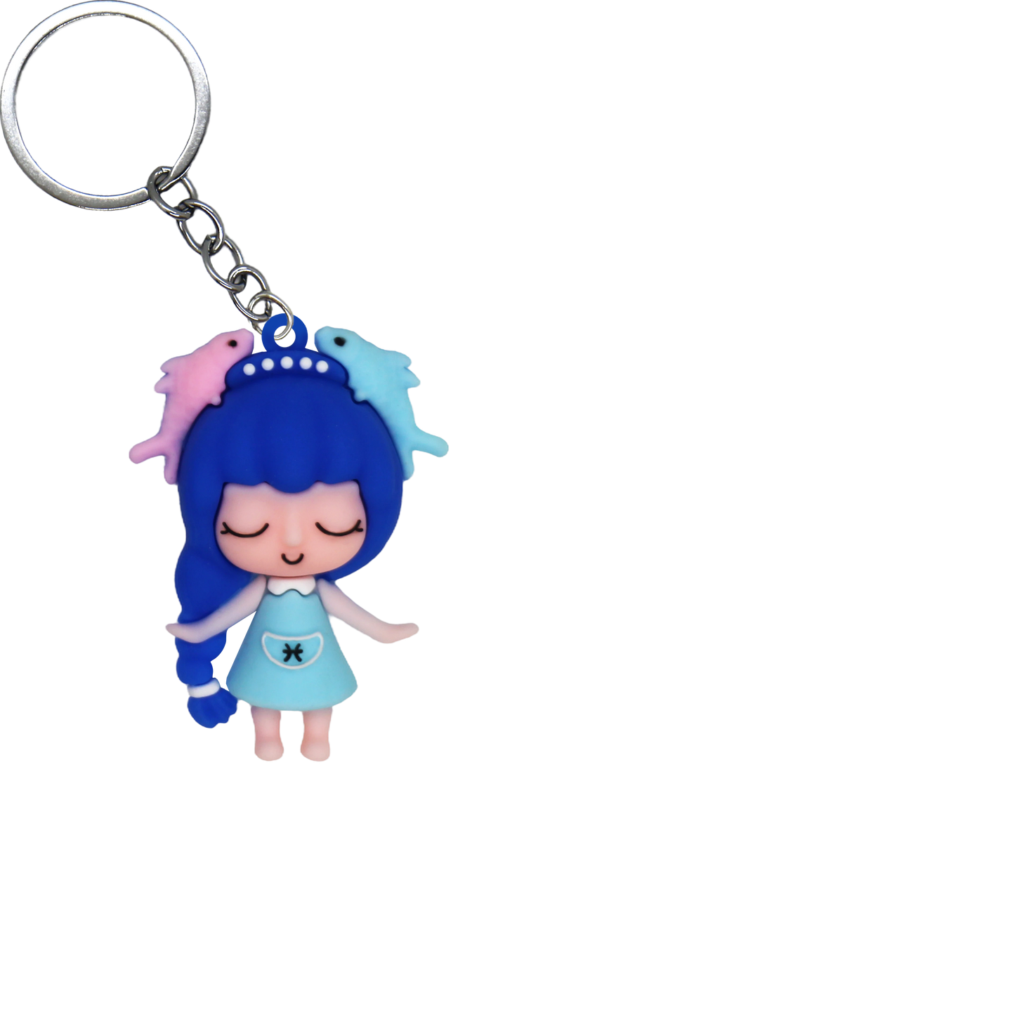 Zodiac Friends PVC Figure Keychain in 65mm capsule