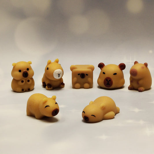 Pocket SquishMates - Capybara in 50mm capsule