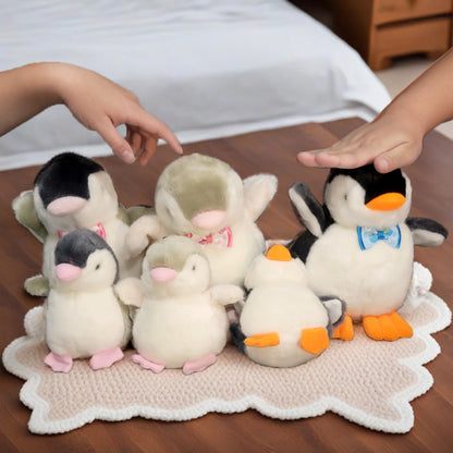 Plush Penguin Pink Color(big & small per bag)
