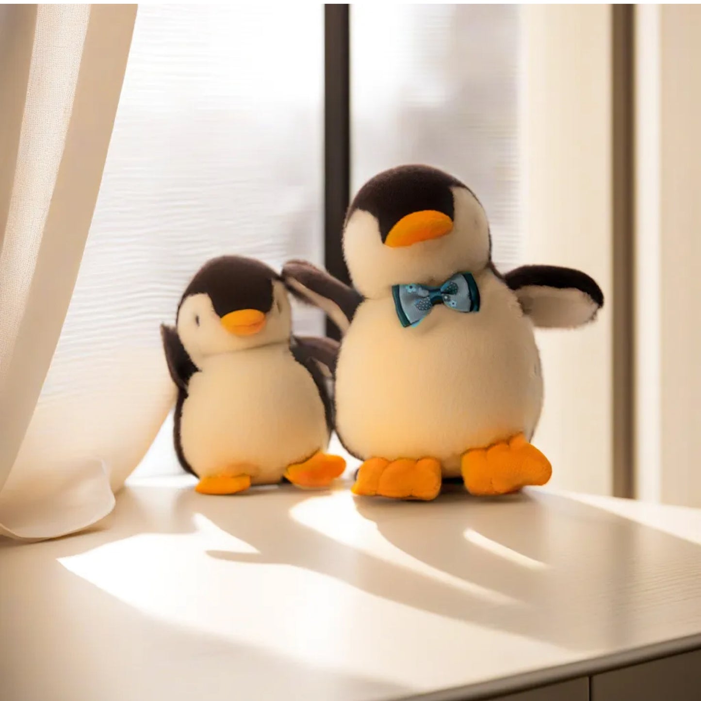 Plush Penguin Black Color(big & small per bag)