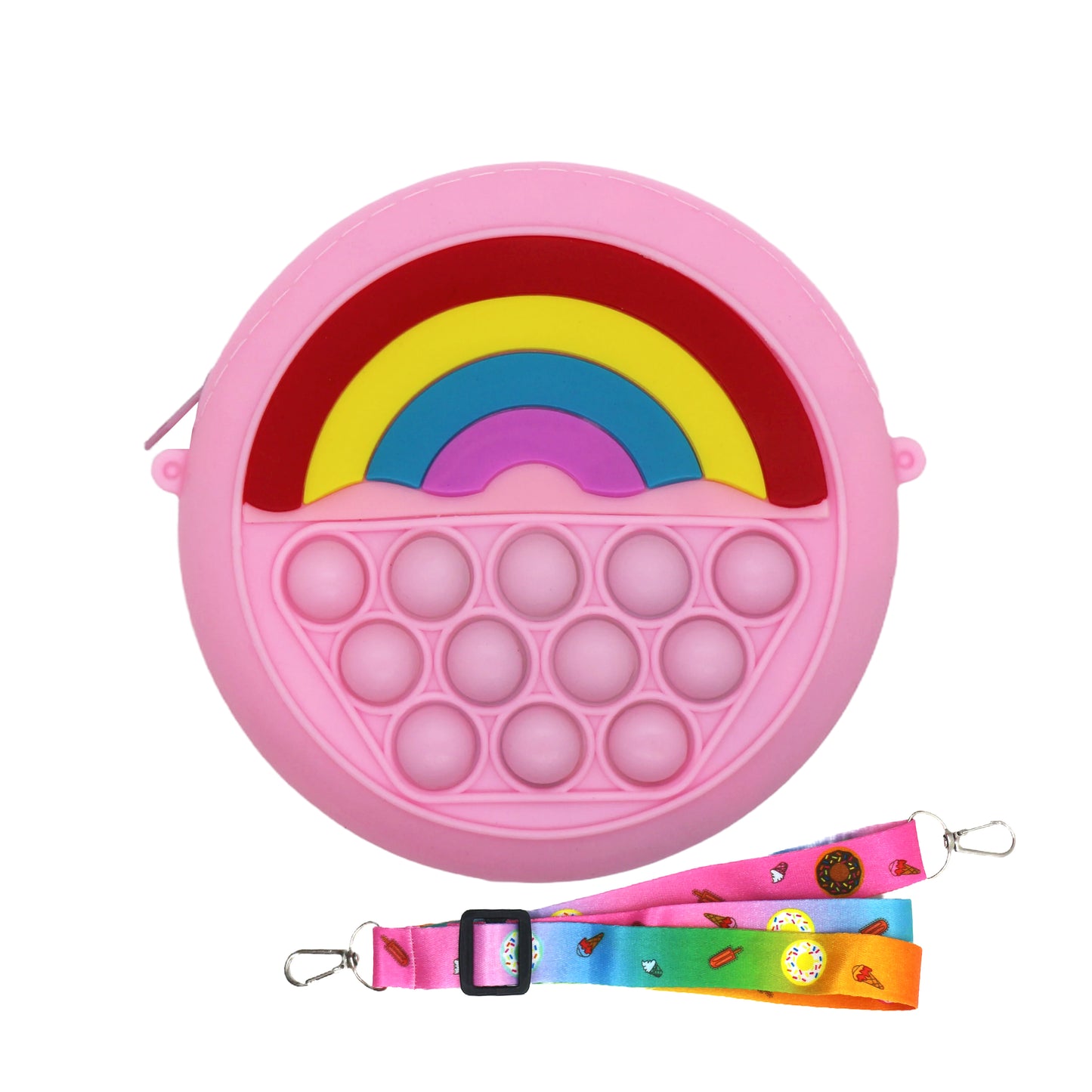 Slilicone POP up rainbow bag