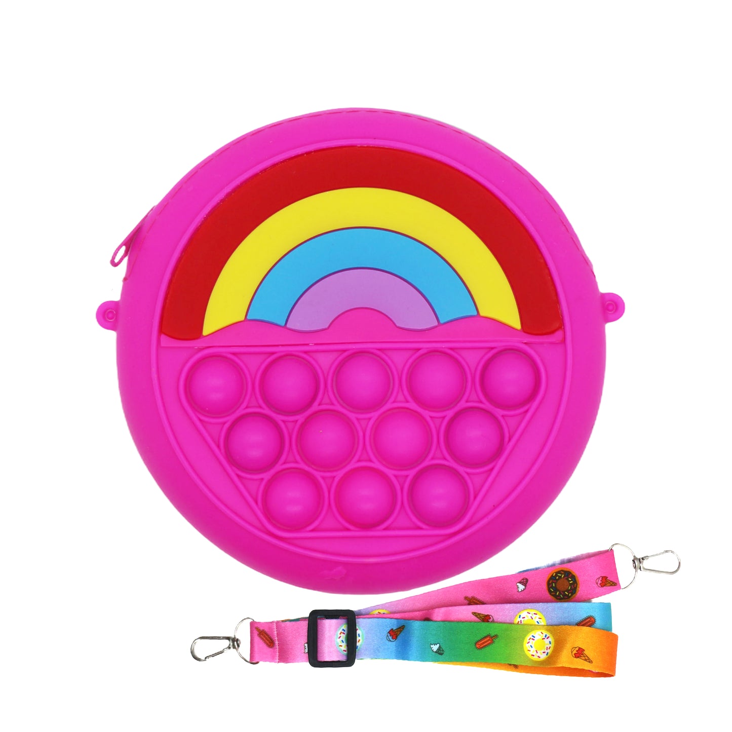 Slilicone POP up rainbow bag