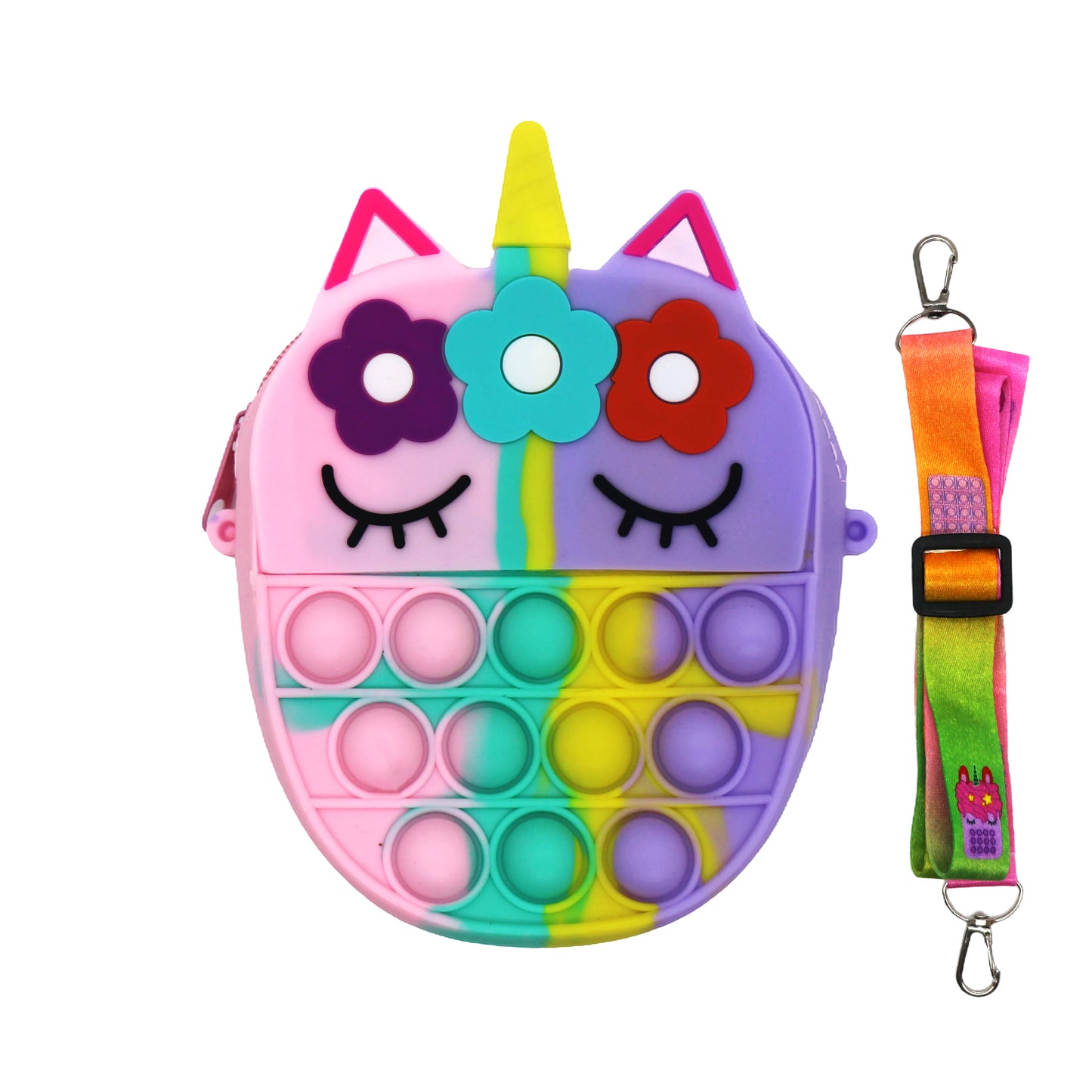 Slilicone POP up unicorn bag